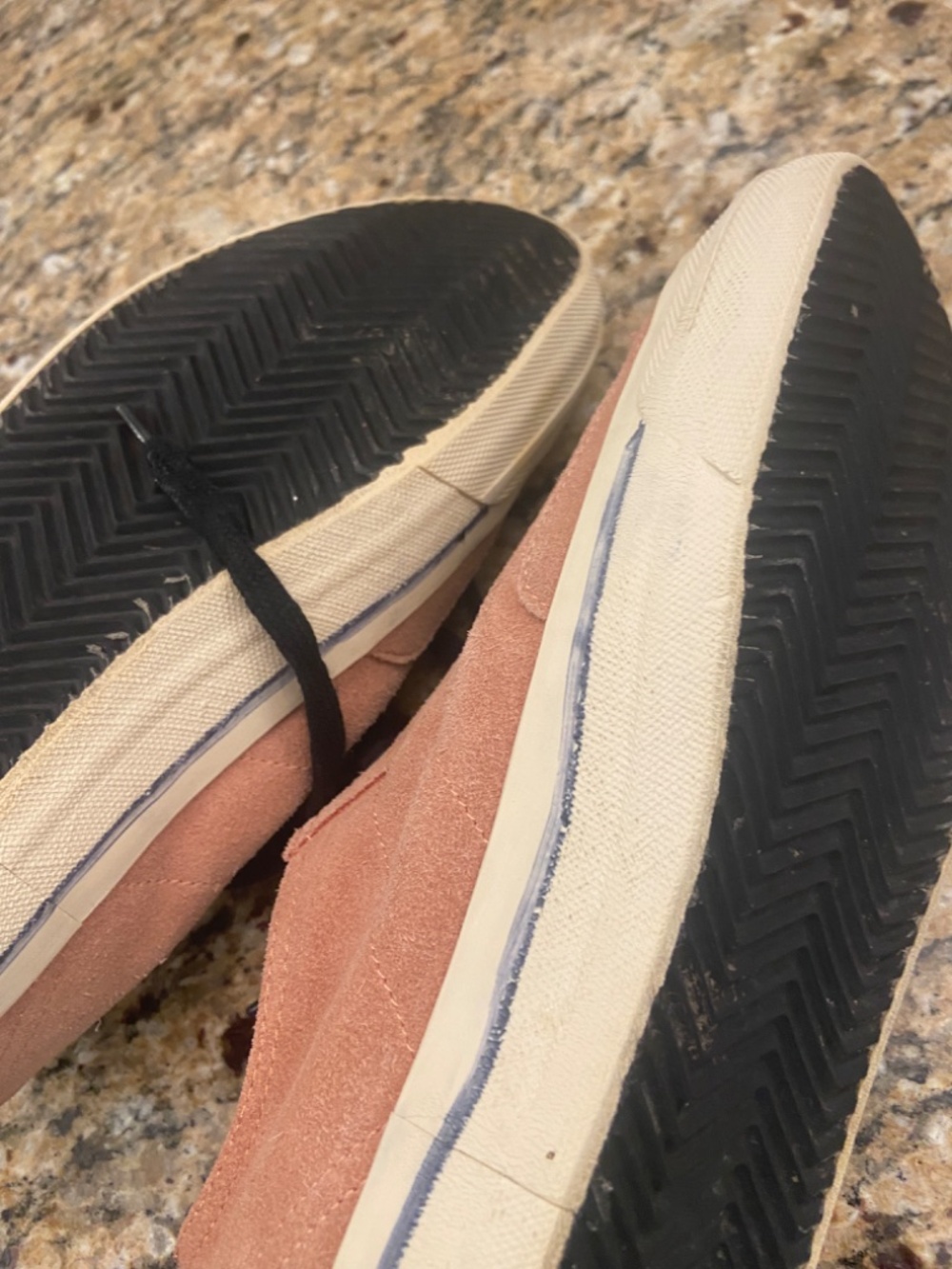 Authentic Suede Distressed Accents Low Top Sneakers Sz IT40 US 9 , 9.5 VStar2 - Picture 7 of 12